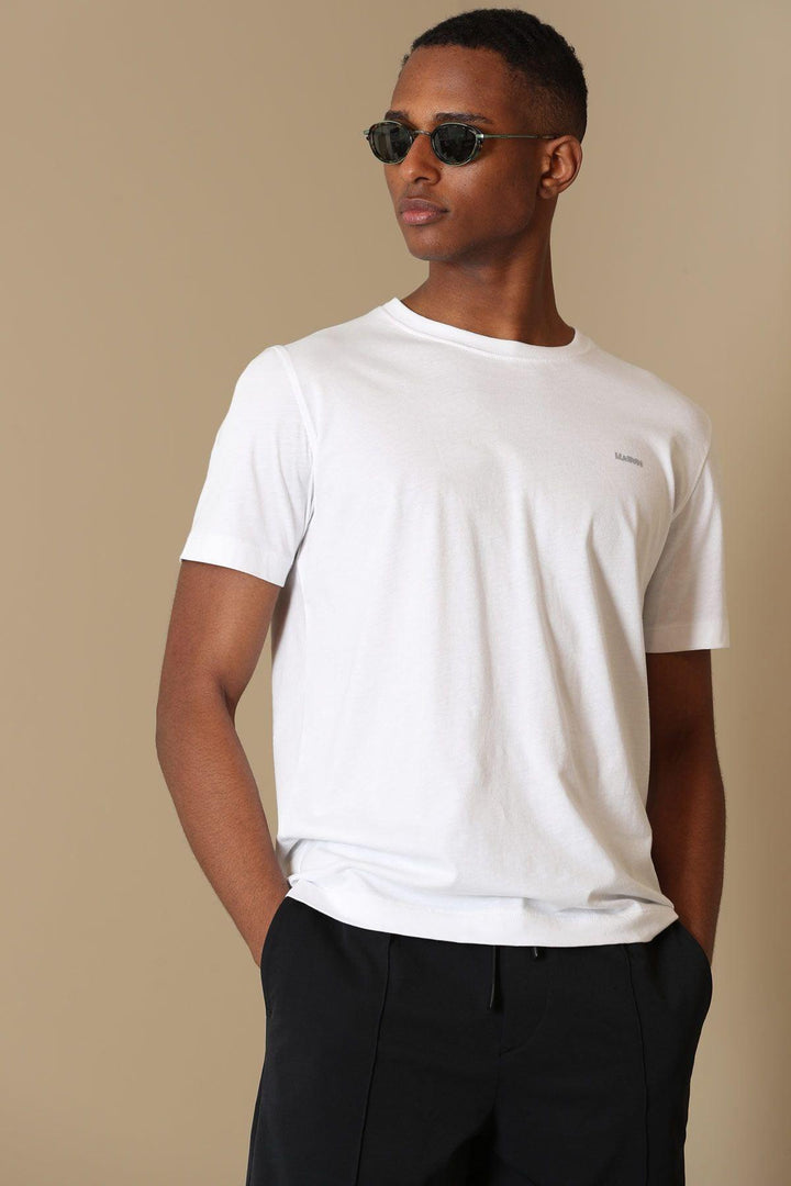 Classic Comfort: The Essential Men's White Cotton T-Shirt - Texmart