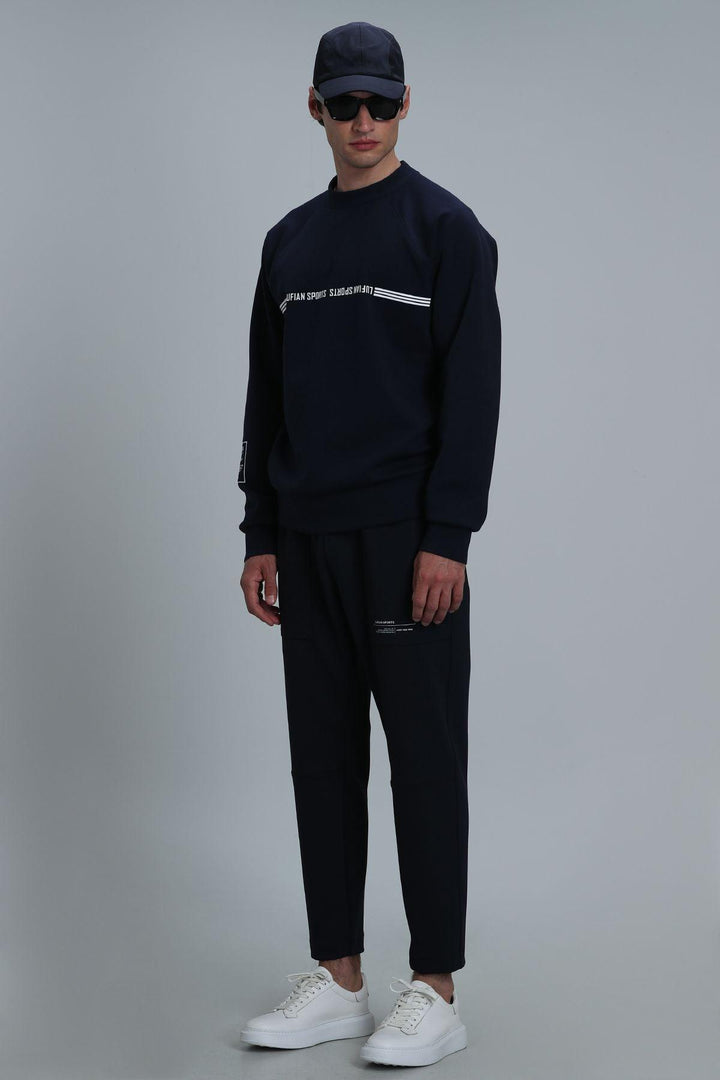 Navy Blue ComfortBlend Men's Sweatpants: The Ultimate Blend of Comfort and Style - Texmart