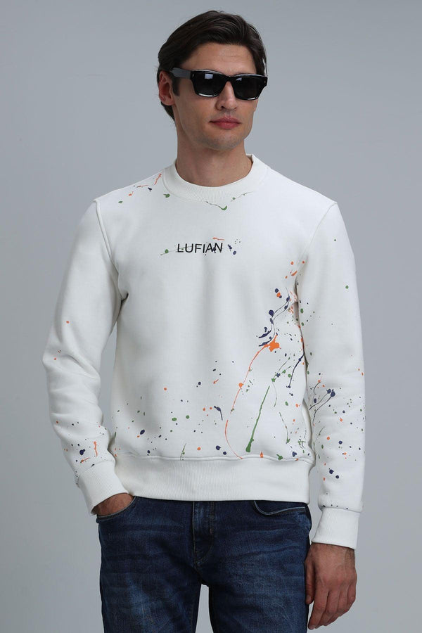 Alexander Men's Sweater Off-White - Texmart