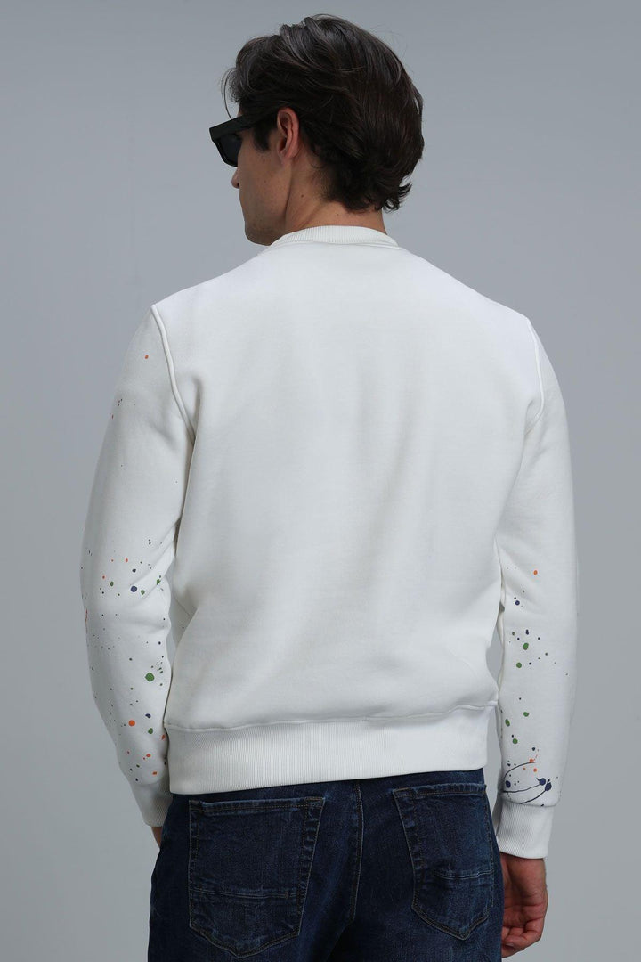 Alexander Men's Sweater Off-White - Texmart