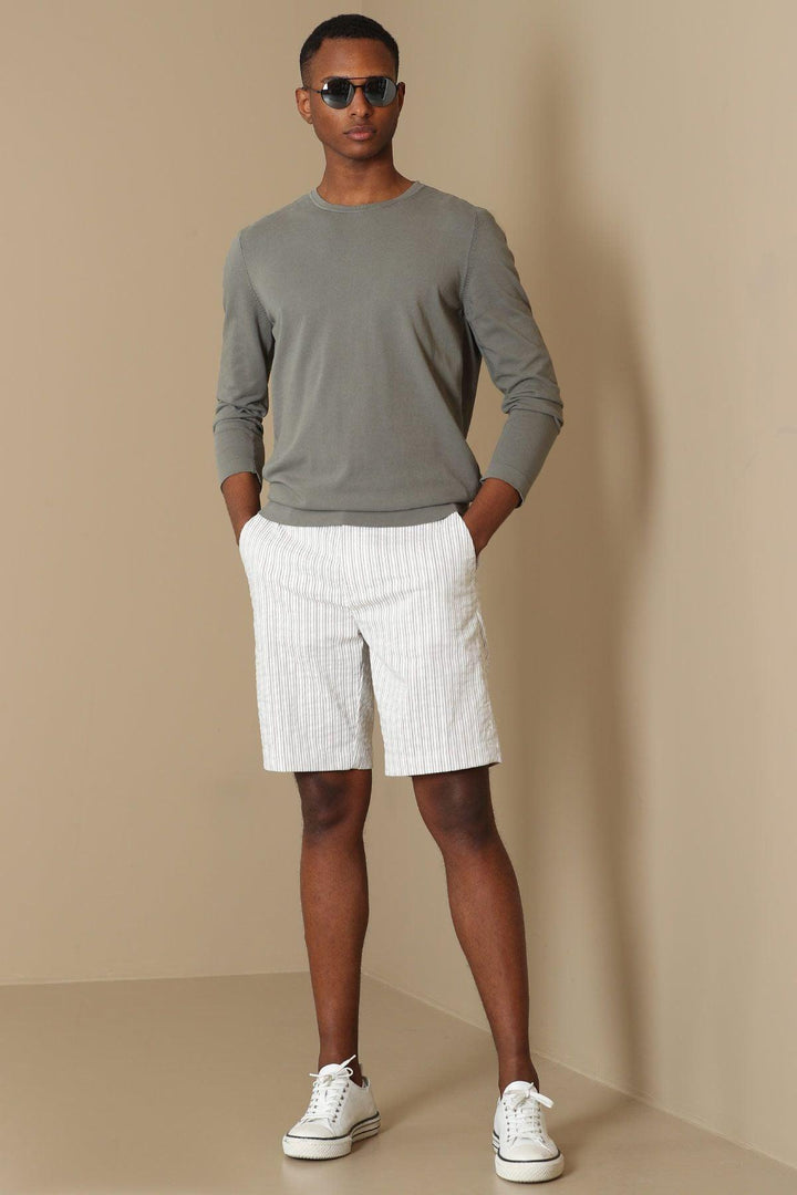 Beige Bliss: The Ultimate Slim-Fit Chino Shorts for Men by Apel Sports - Texmart