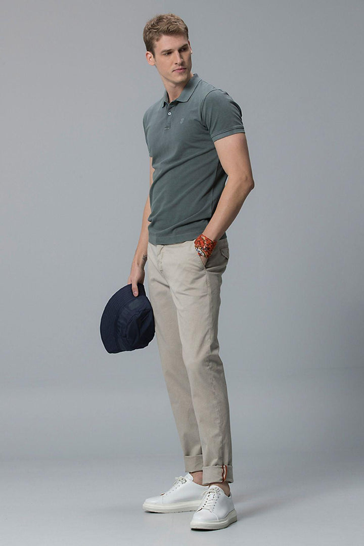 Beige ComfortFit Men's Chino Trousers: The Ultimate Style and Comfort Blend by Arvian Sports - Texmart