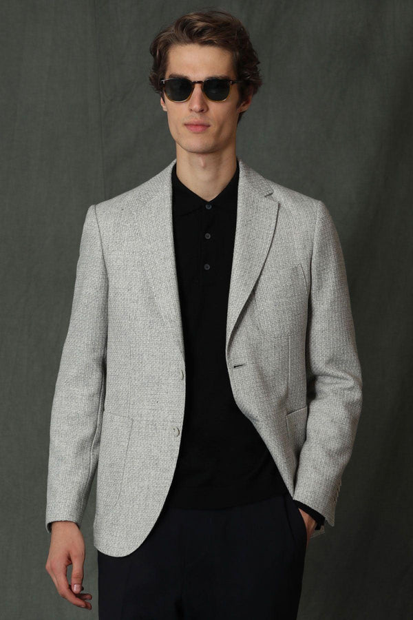 Beige Elegance: The Ultimate Slim Fit Men's Blazer Jacket - Texmart