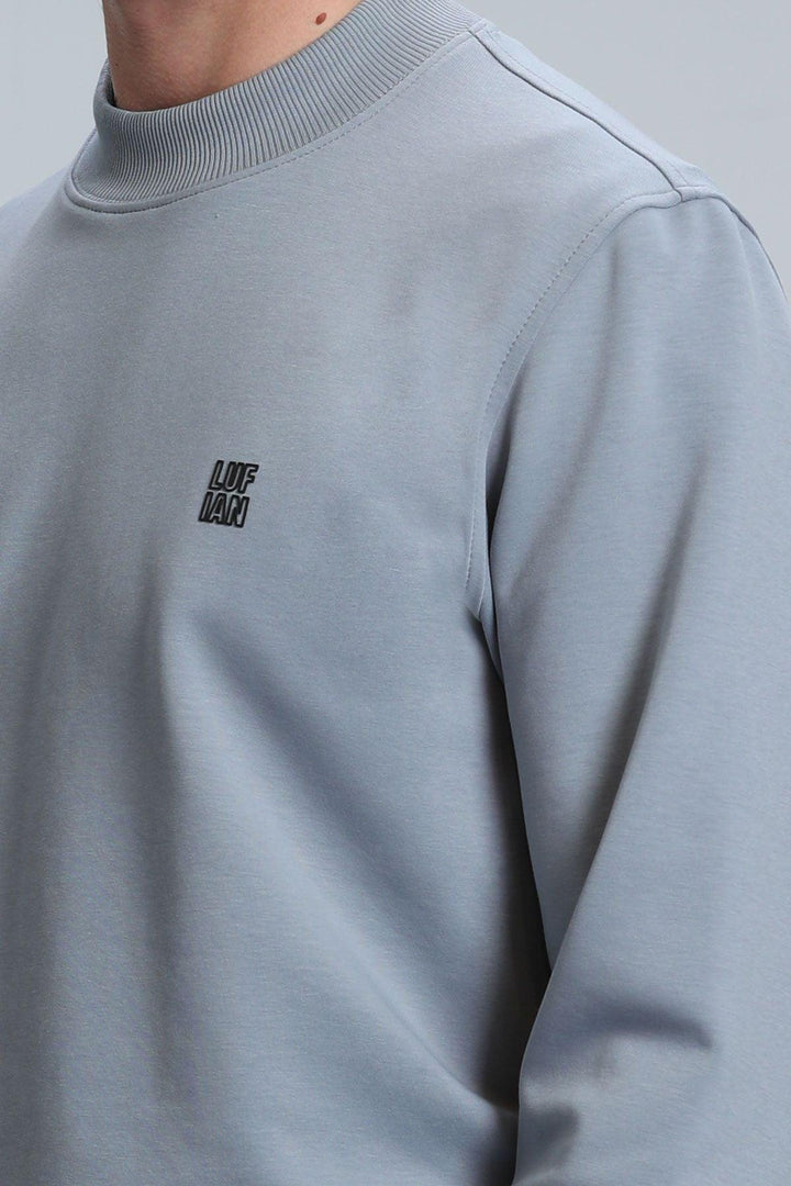 Blue ComfortBlend Men's Sweatshirt: The Ultimate Cozy and Stylish Wardrobe Essential - Texmart