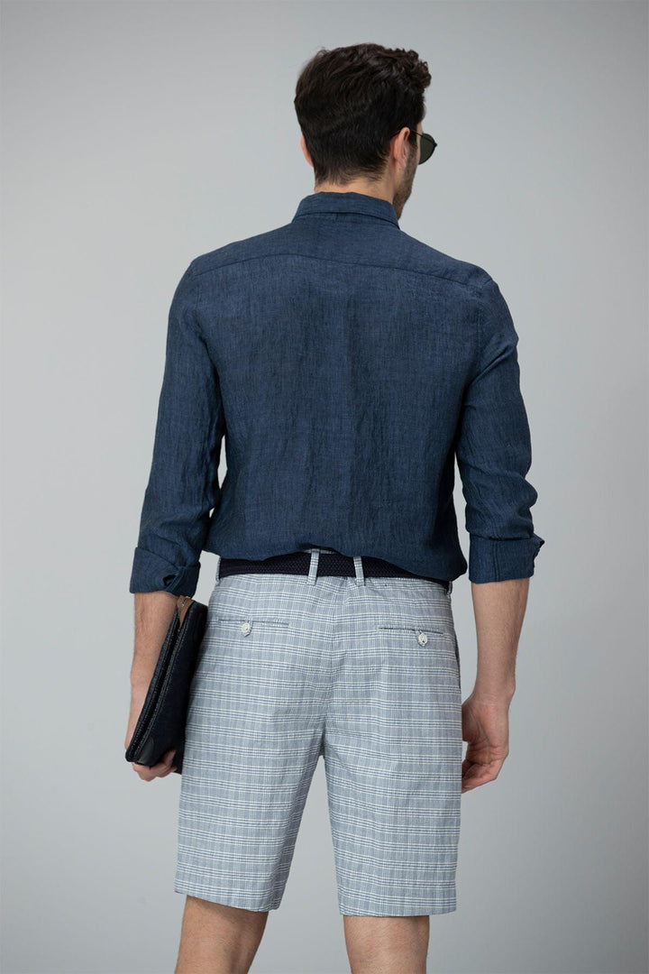 Blue Horizon Slim-Fit Chino Shorts by Kontenya Sports - Texmart