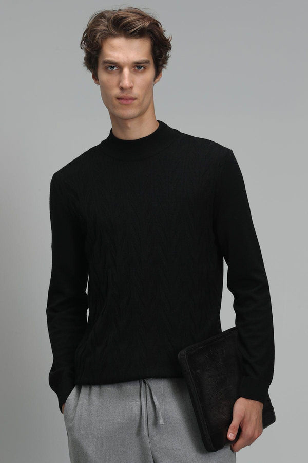 Classic Wool-Blend Men's Sweater - Texmart