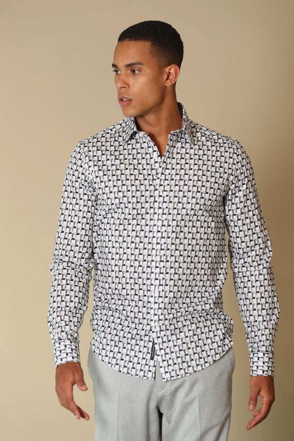 Introducing the Gray Elegance Men's Smart Shirt - A Perfect Blend of Style and Comfort! - Texmart