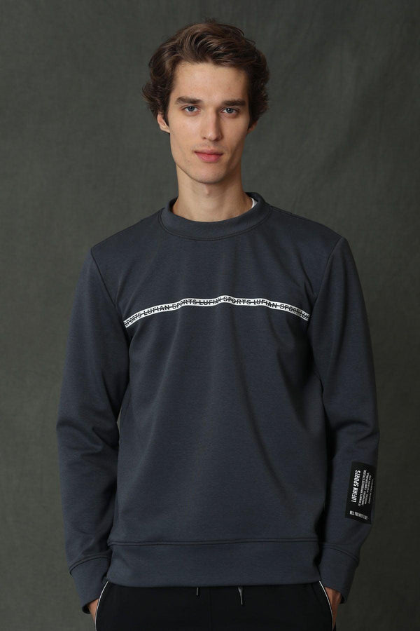 Introducing the "Ultimate Comfort Men's Anthracite Sweatshirt" - Stay Cozy and Stylish in Every Season! - Texmart