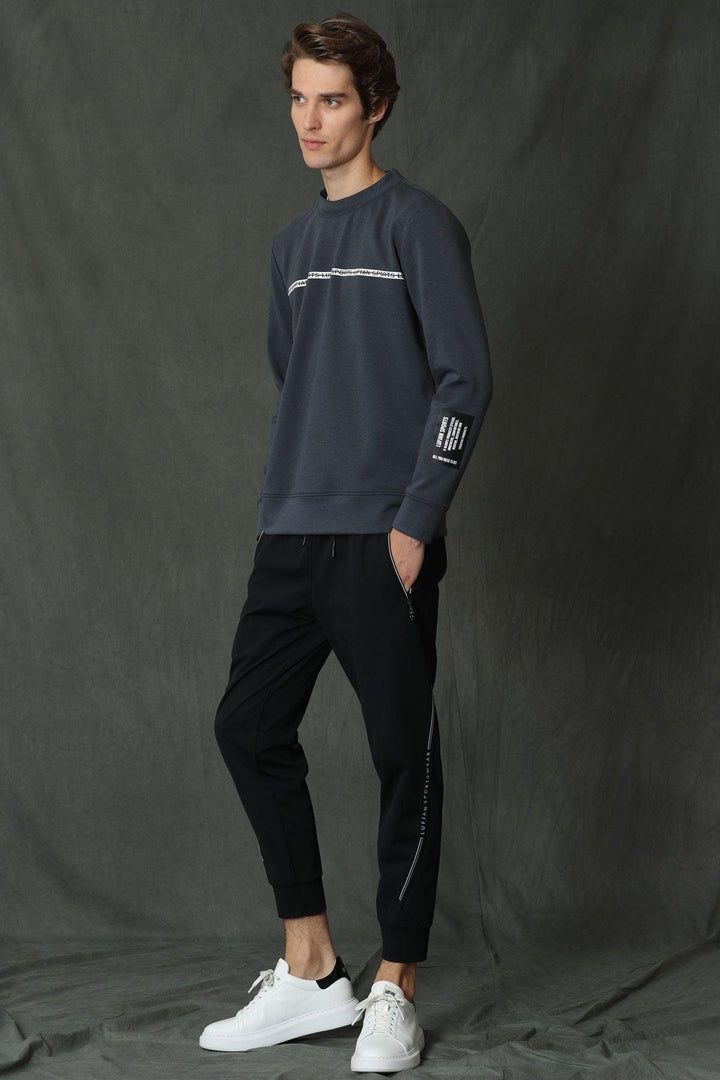 Introducing the "Ultimate Comfort Men's Anthracite Sweatshirt" - Stay Cozy and Stylish in Every Season! - Texmart