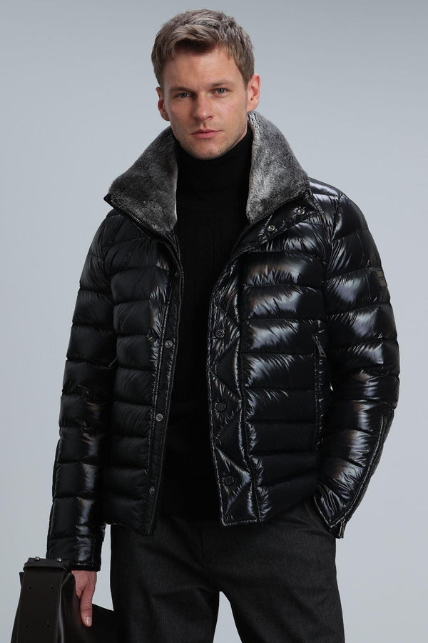Jet Black Arctic Feather Men's Parka: The Ultimate Blend of Style and Warmth - Texmart
