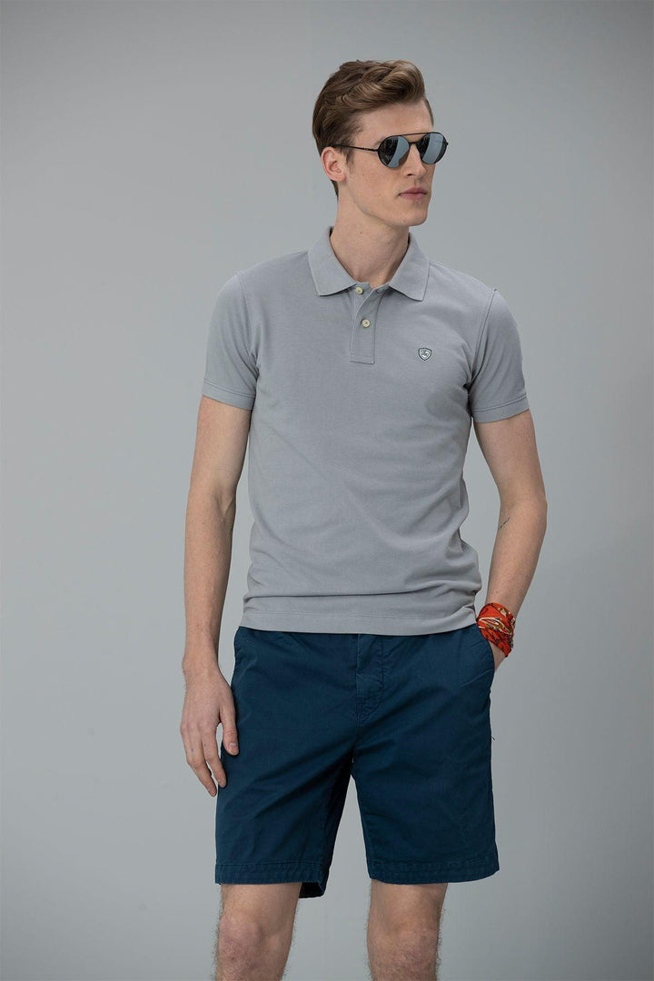 Midnight Blue Slim Fit Chino Shorts for Men by Aryan Sports: Elevate Your Style with Comfort and Versatility - Texmart