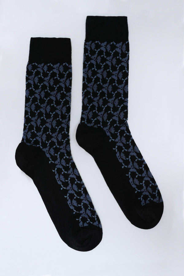 Midnight Noir Men's Socks: Elevate Your Style with Ultimate Comfort and Durability - Texmart