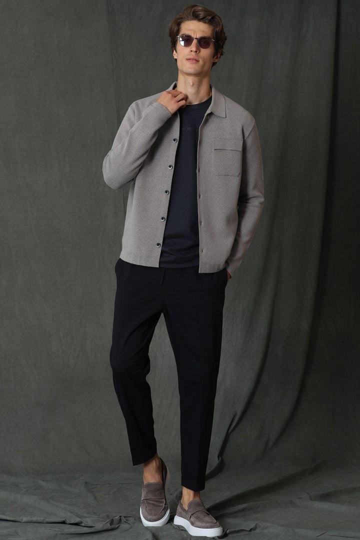 Mink Tri-Blend Men's Cardigan: A Fashionable Wardrobe Upgrade for the Modern Gentleman - Texmart