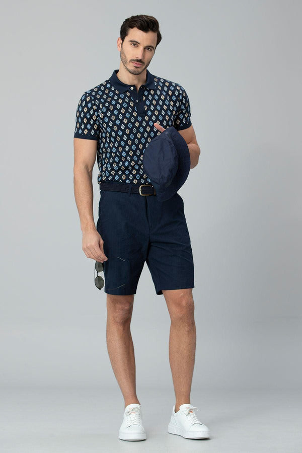Navy Blue Slim Fit Chino Shorts for Men: The Ultimate Summer Style Upgrade - Texmart