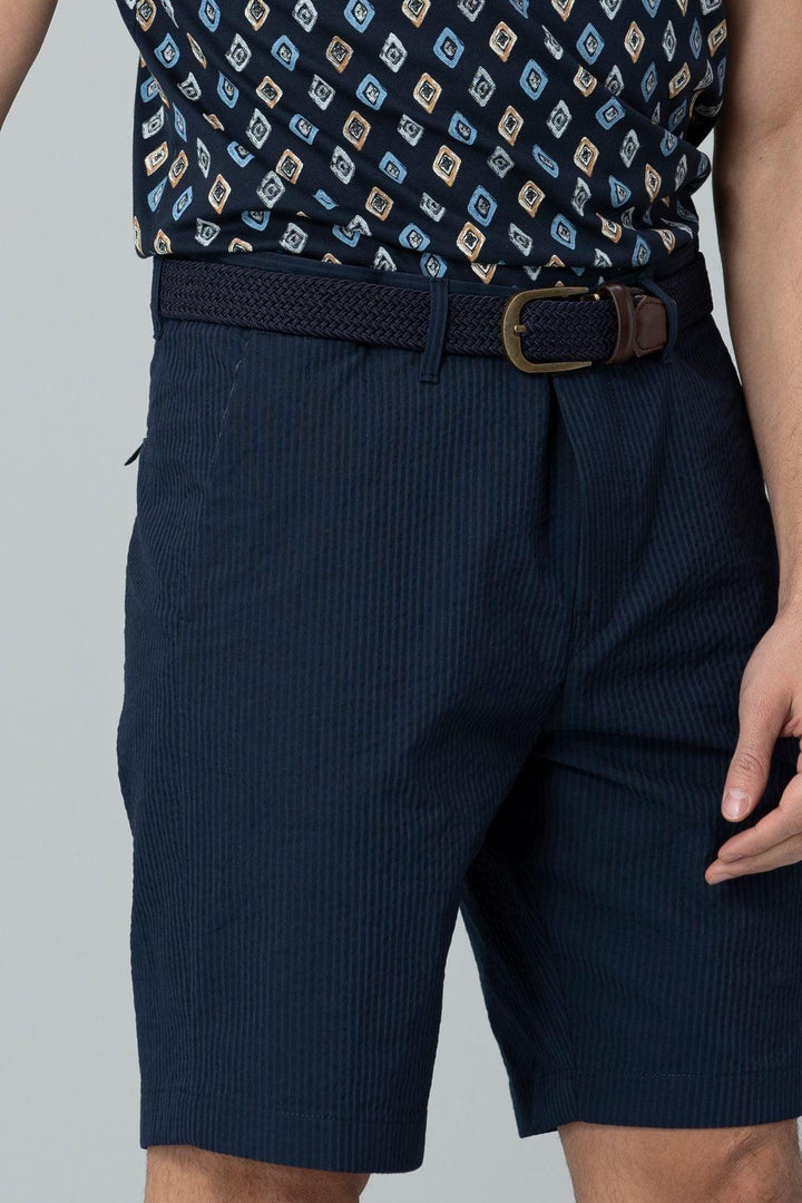 Navy Blue Slim Fit Chino Shorts for Men: The Ultimate Summer Style Upgrade - Texmart