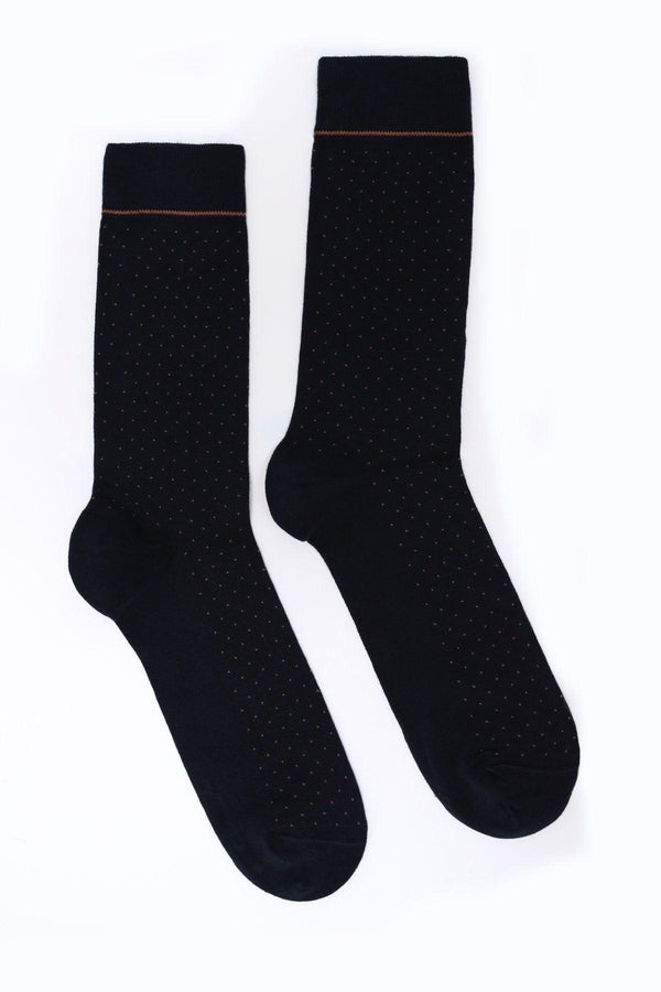 Navy Blue Stellar Comfort Men's Socks: Elevate Your Style with Unmatched Comfort and Durability - Texmart