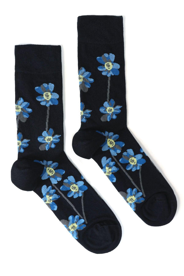 Navy Elegance: Premium Cotton Blend Men's Socks for Unmatched Comfort and Durability - Texmart