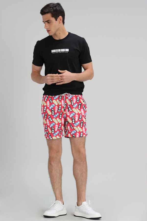 Pink Paradise Men's Swim Shorts: Dive into Style and Make a Splash! - Texmart