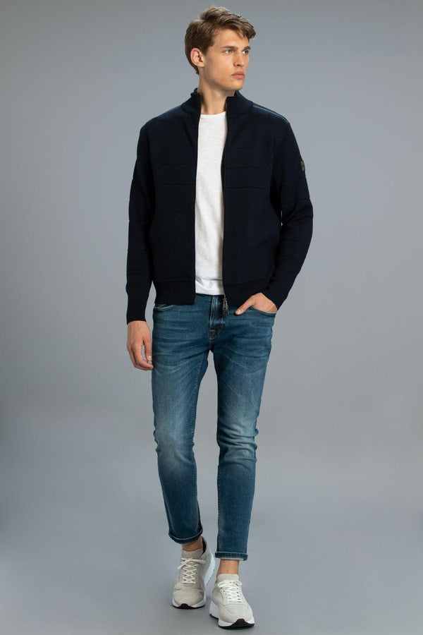 Premium Denim Slim Fit Trousers in Light Indigo - The Ultimate Style Upgrade for Men - Texmart