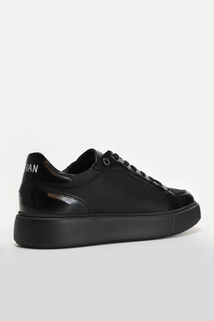 Refined Elegance: Noir Leather Men's Shoes - Texmart