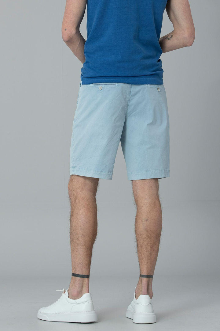 Slim-Fit Blue Chino Shorts for Men by Aryan Sports: The Perfect Blend of Style and Comfort - Texmart