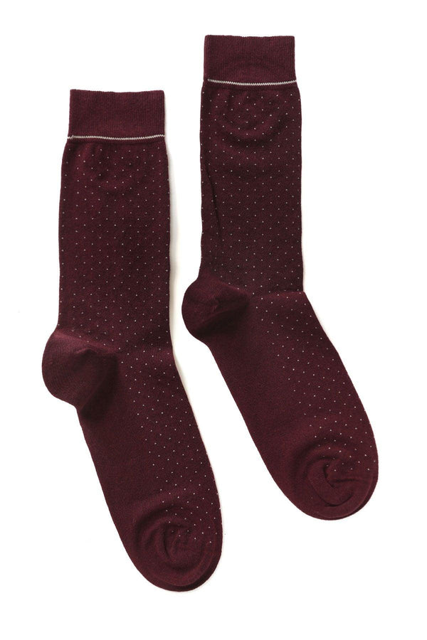 Sophisticated Crimson Comfort Men's Socks - Texmart