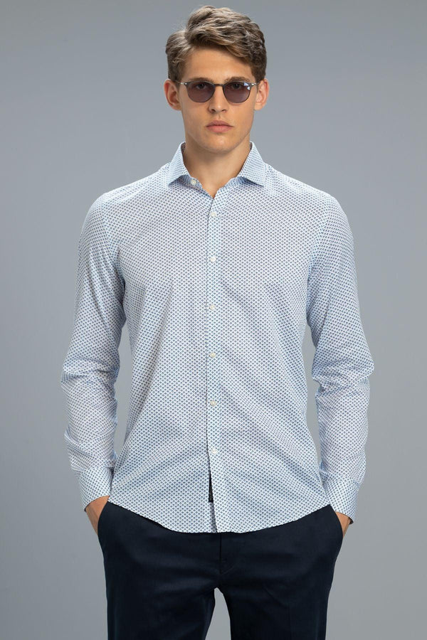 Sophisticated Elegance: The Contemporary Men's Cotton Slim Fit Shirt - Texmart