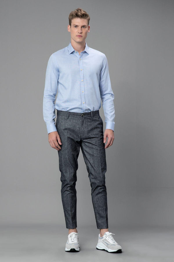 Sophisticated Elegance: The Refined Gentlemen's Cotton Slim-Fit Shirt - Texmart