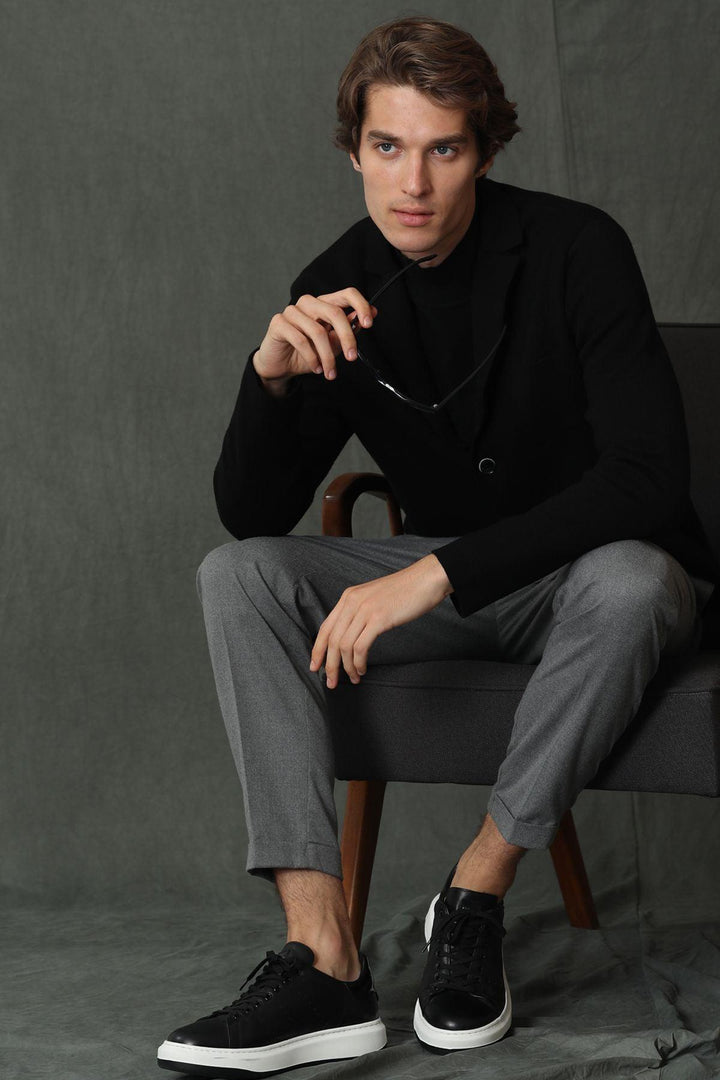 The Classic Noir Men's Cardigan: A Timeless Essential for Elevated Style - Texmart