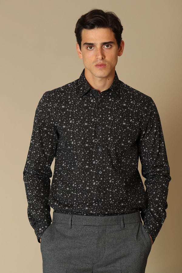 The Classic Noir Slim-Fit Smart Shirt for Men by Kortez - Texmart