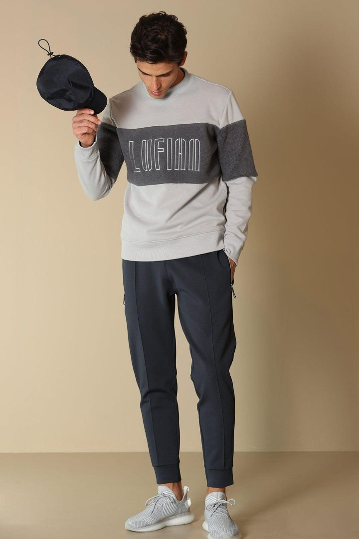 The ComfortBlend Men's Cozy Gray Sweatshirt: A Perfect Blend of Style and Comfort - Texmart