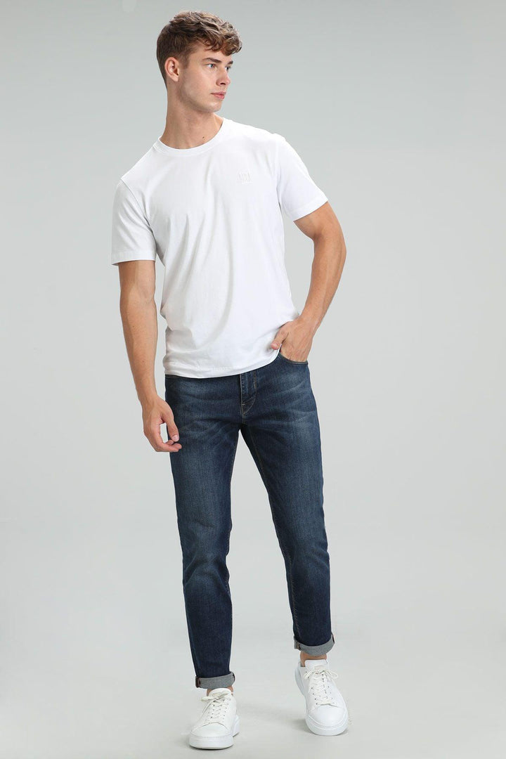 The Dapper Denim: Stylish and Comfortable Slim Fit Trousers for Men - Texmart