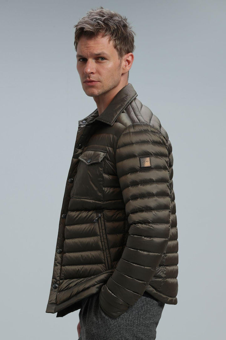 The Earthly Elegance Goose Feather Men's Coat - Texmart