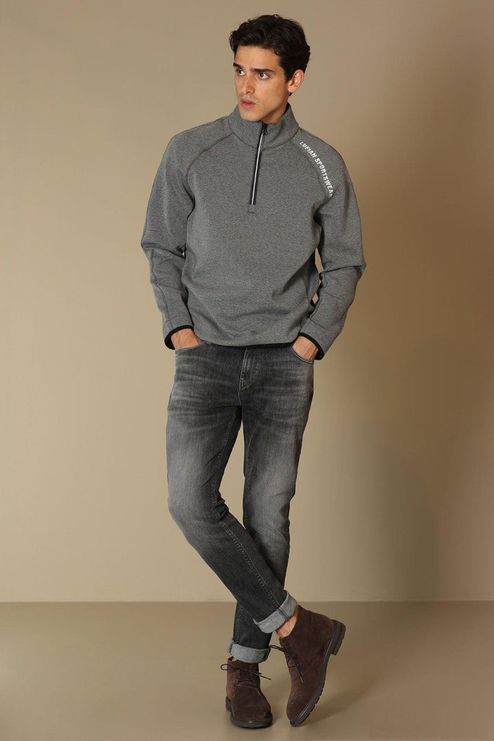 The Gray Knit Comfort Sweatshirt for Wise Men - Texmart
