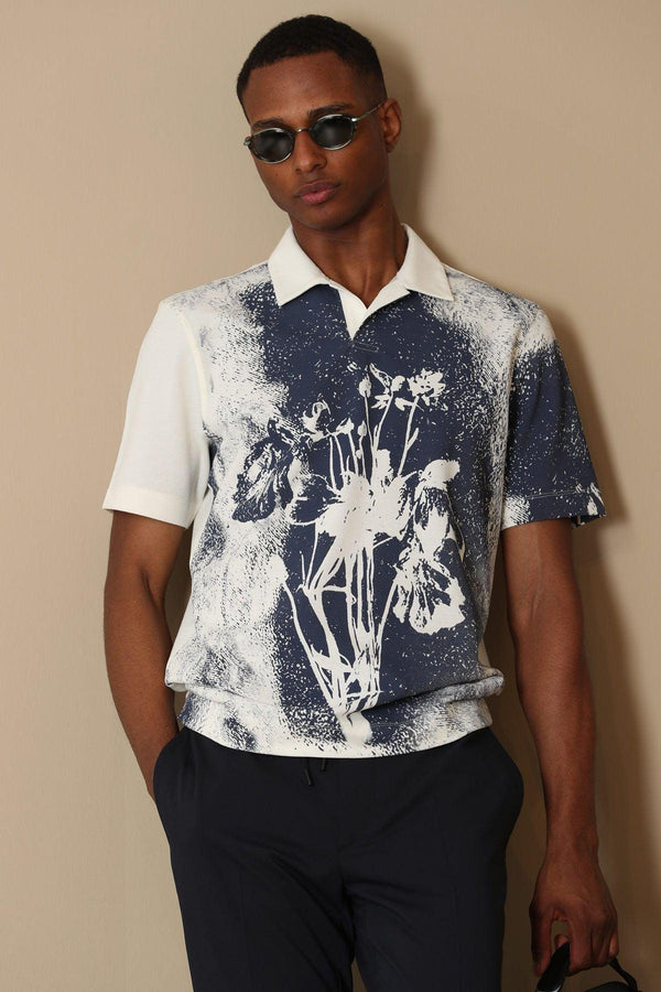 The Ivory Elegance Men's Polo Shirt - Texmart