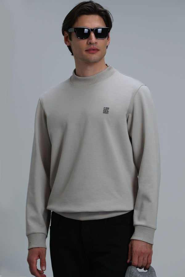 The Versatile Comfort Beige Men's Sweatshirt: Stay Cozy and Stylish in Ultimate Comfort - Texmart