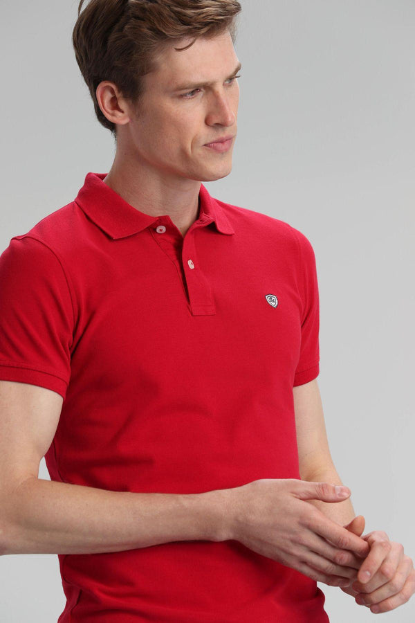 Vibrant Crimson Classic Polo: A Stylish Essential for Men - Texmart