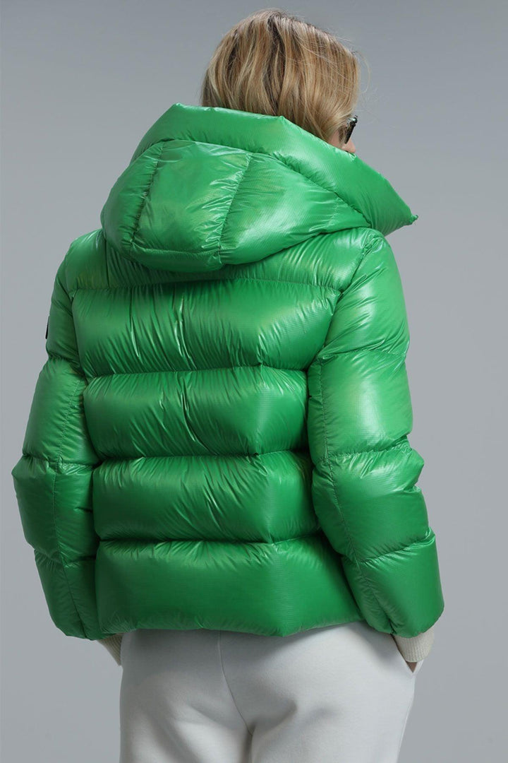 Vibrant Green Polyamide Jacket - Texmart