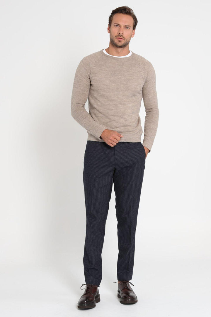 Beige Comfort Blend: Men's Sweater - Texmart