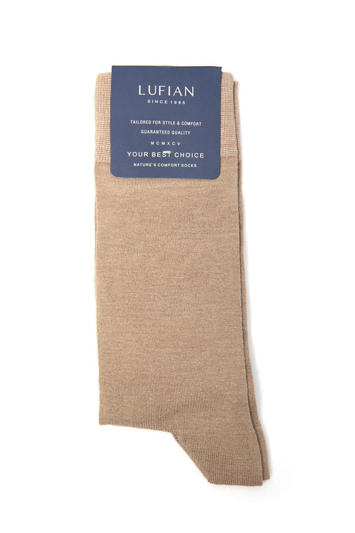 Beige ComfortBlend Men's Socks: Ultimate Comfort and Durability - Texmart