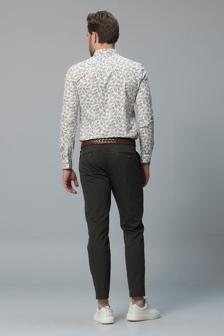 Beige Elegance: Pecora Men's Smart Shirt - A Timeless Slim Fit Masterpiece - Texmart