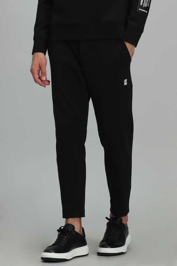 Black ComfortFlex Men's Knit Sweatpants: The Perfect Blend of Style and Comfort - Texmart
