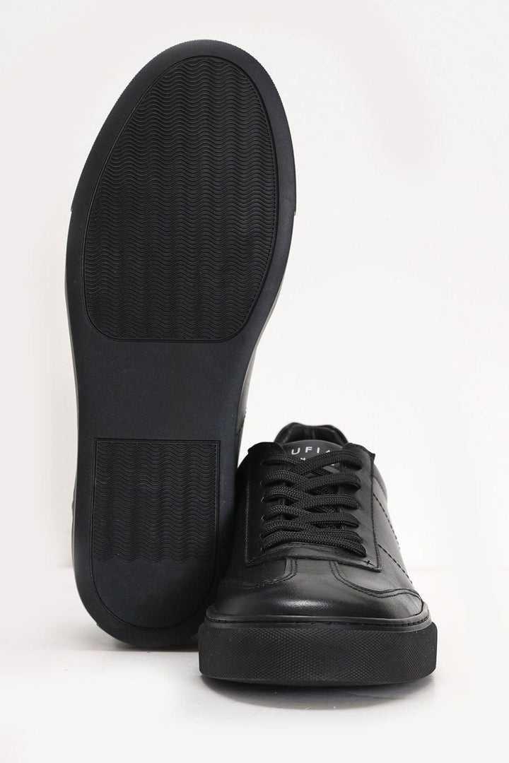 Black Leather Fusion Sneakers: The Ultimate Style and Comfort Blend - Texmart