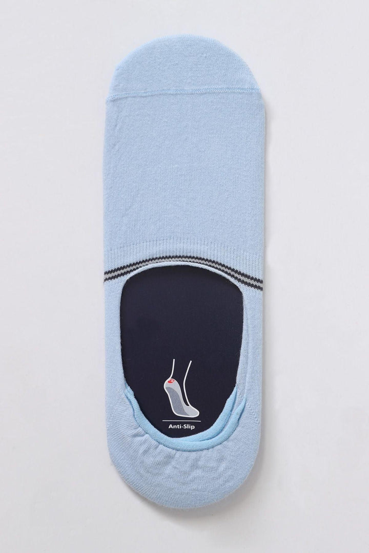Blue ComfortFit Men's Ballerina Socks: Stylish, Durable, and Ultra-Comfortable - Texmart