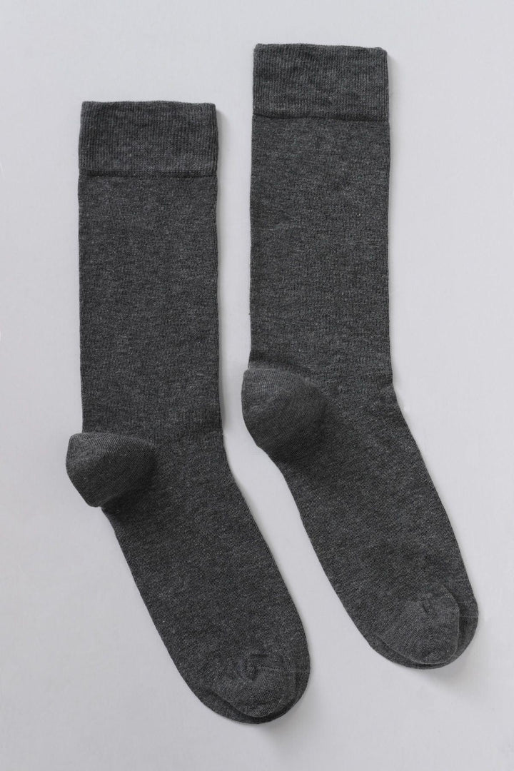 Charcoal Essence Men's Socks: Unleash Comfort and Style in Dark Gray - Texmart