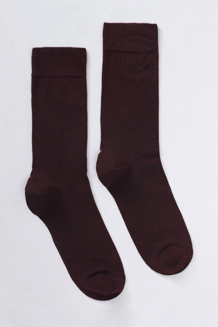 Claret Elegance: Premium Men's Socks for Comfort and Style - Texmart