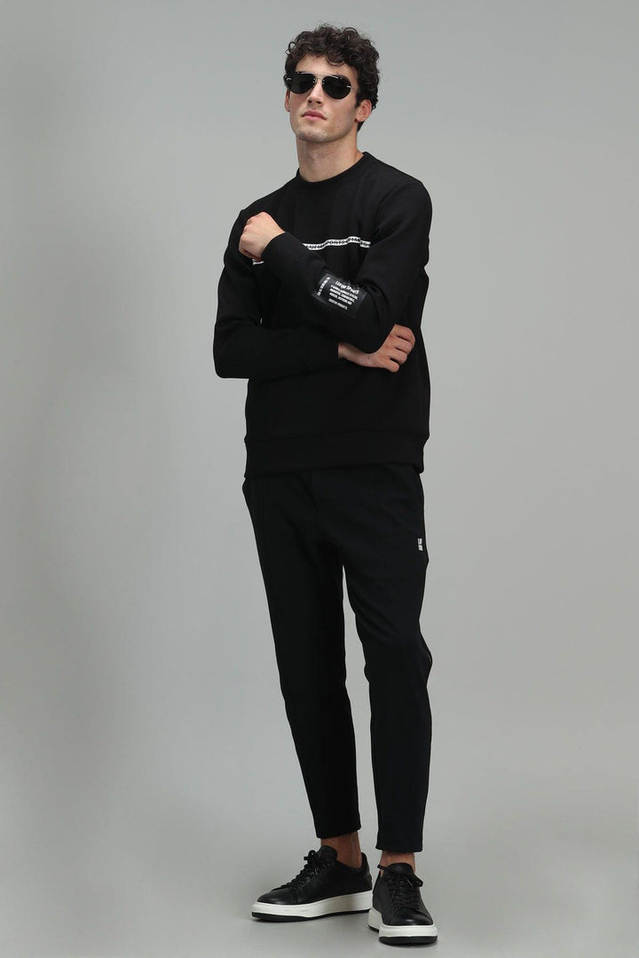 Classic Comfort Men's Black Sweatshirt: The Ultimate Wardrobe Essential for Style and Ease - Texmart
