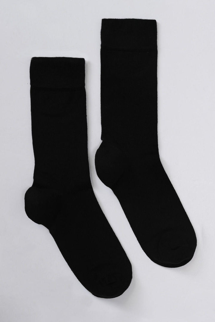 Classic Comfort: Men's Essential Black Socks - Texmart