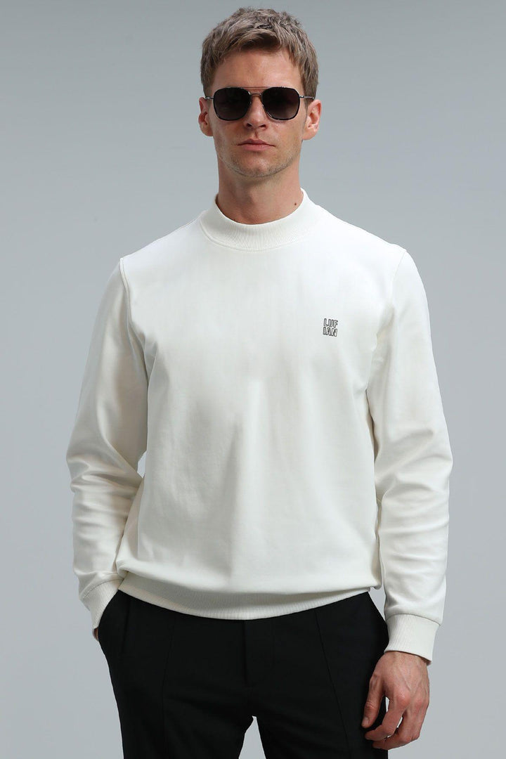 Cozy Cloud Men's Off-White Comfort Sweatshirt: The Ultimate Blend of Style and Comfort - Texmart