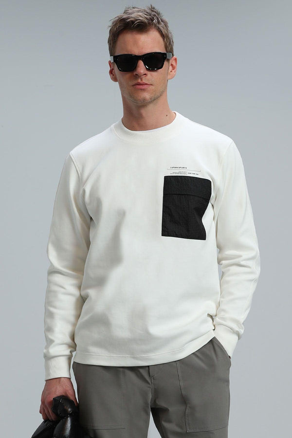 CozyCloud Men's Ivory Dream Sweatshirt - Texmart